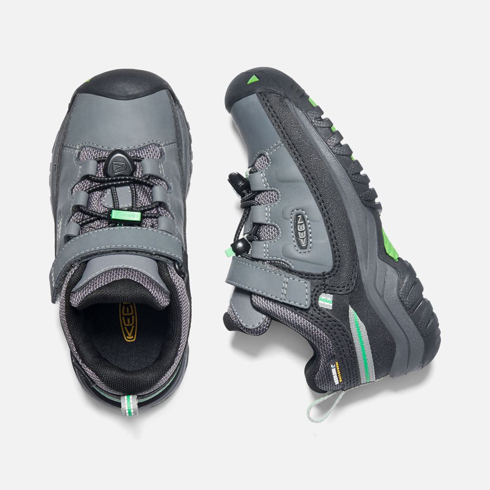 Zapatos de Seguridad Keen Mexico Grises/Verdes - Niños Targhee Waterproof - VU6974513